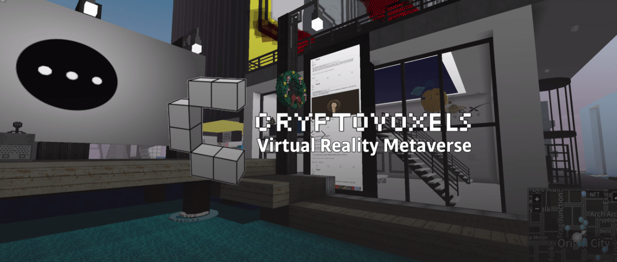 how to access the metaverse on Cryptovoxels